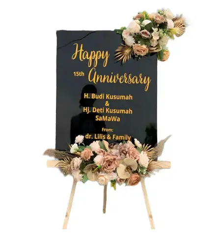 Papan Bunga Akrilik Cibeber